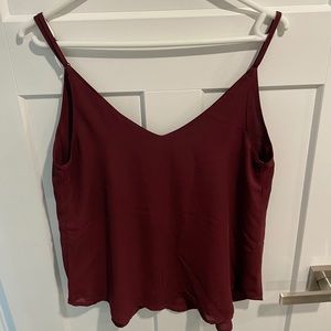 Burgundy Strappy top